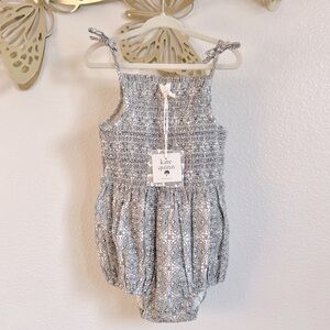 NWT Kate Quinn Smocked Bubble Romper